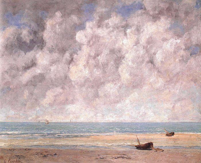 Wikioo.org - The Encyclopedia of Fine Arts - Painting, Artwork by Gustave Courbet - The Calm Sea
