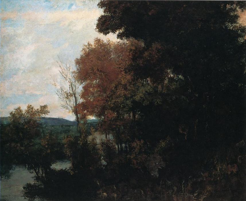 Wikioo.org - The Encyclopedia of Fine Arts - Painting, Artwork by Gustave Courbet - The Forest Edge