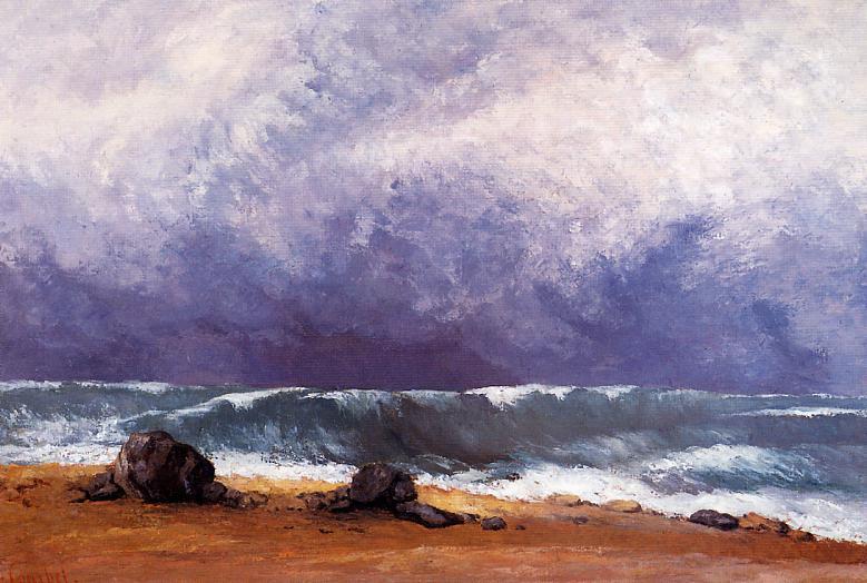 WikiOO.org - Encyclopedia of Fine Arts - Maalaus, taideteos Gustave Courbet - The Wave
