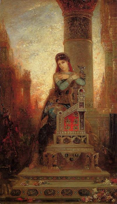 WikiOO.org - Encyclopedia of Fine Arts - Maľba, Artwork Gustave Moreau - Desdemona