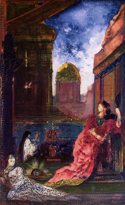 Wikioo.org - The Encyclopedia of Fine Arts - Painting, Artwork by Gustave Moreau - Heridias-Salome