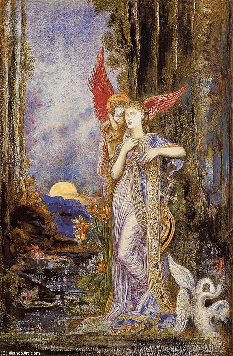 Wikioo.org - The Encyclopedia of Fine Arts - Painting, Artwork by Gustave Moreau - Inspiration