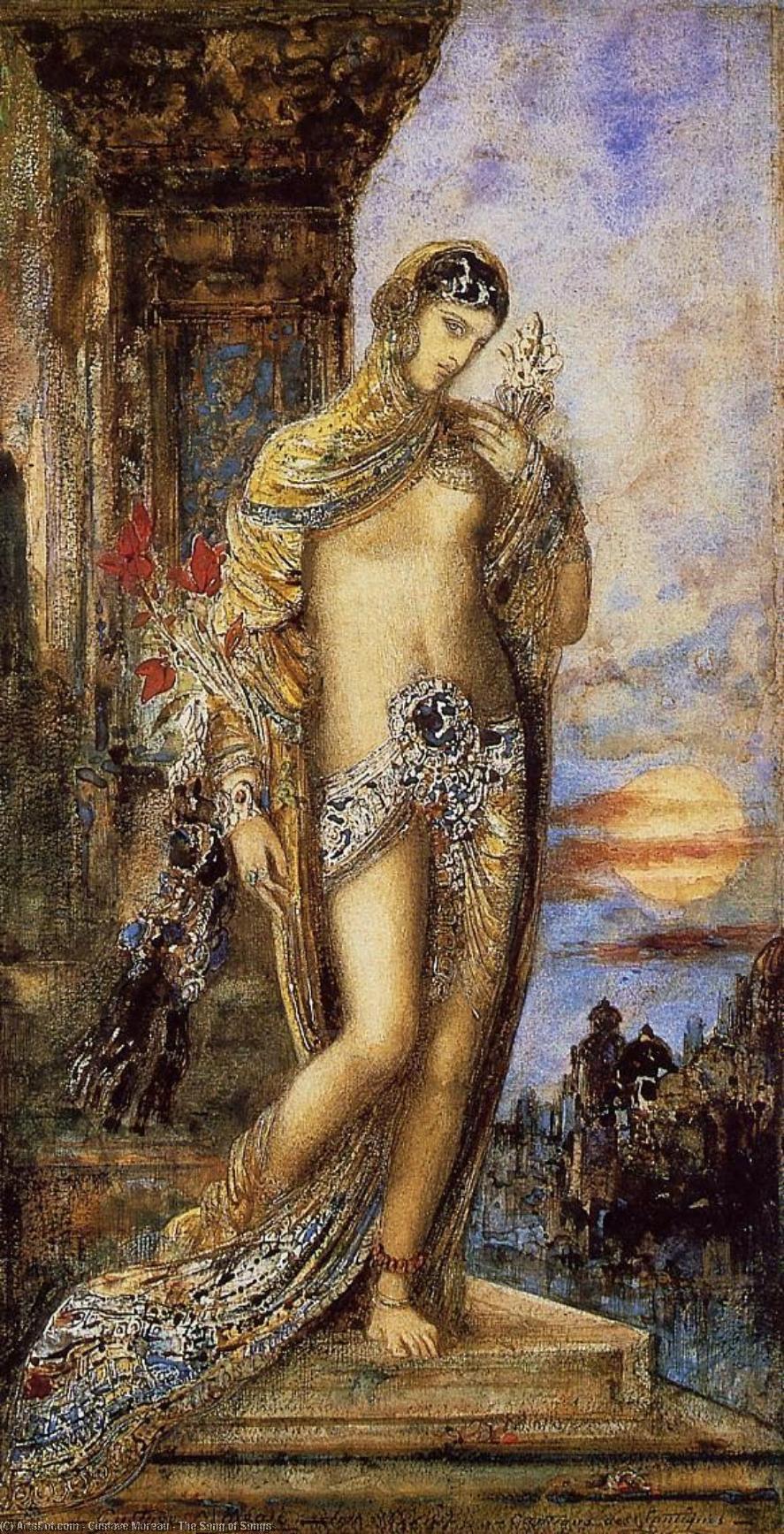 Wikioo.org - The Encyclopedia of Fine Arts - Painting, Artwork by Gustave Moreau - The Song of Songs