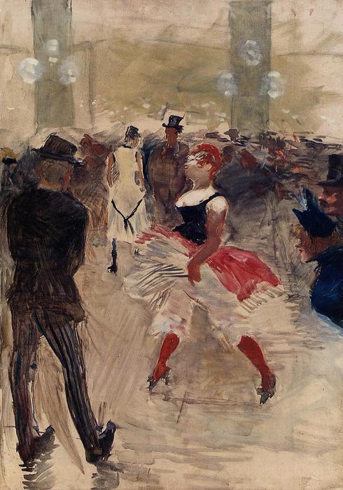 Wikioo.org - The Encyclopedia of Fine Arts - Painting, Artwork by Henri De Toulouse Lautrec - A l Elysee Montmartre