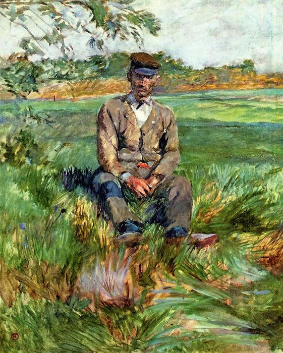 Wikioo.org - The Encyclopedia of Fine Arts - Painting, Artwork by Henri De Toulouse Lautrec - A Laborer at Celeyran