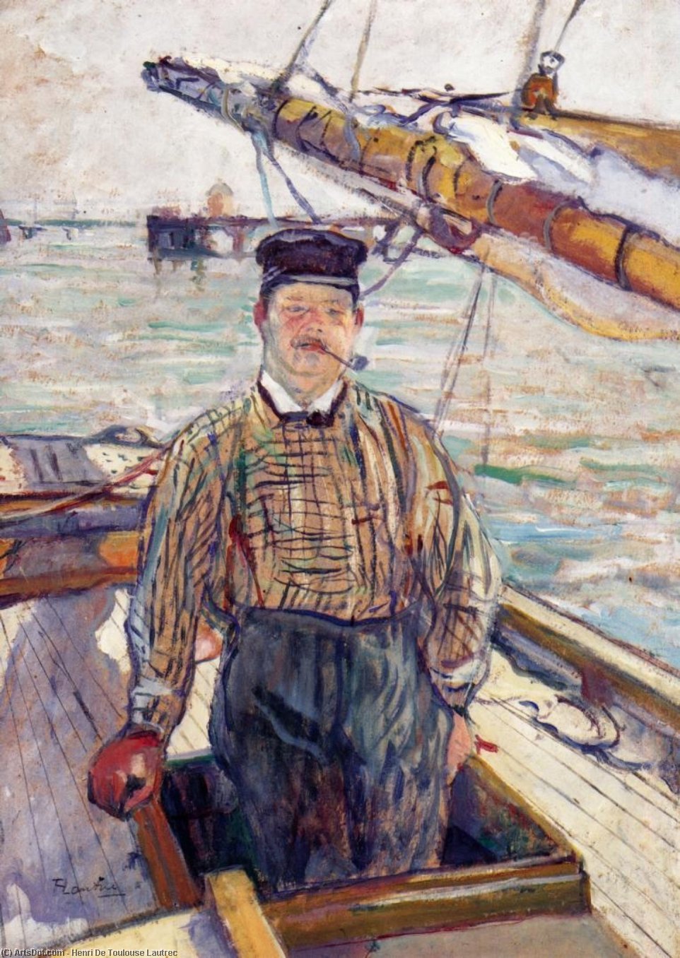 WikiOO.org - Enciclopédia das Belas Artes - Pintura, Arte por Henri De Toulouse Lautrec - Emile Davoust