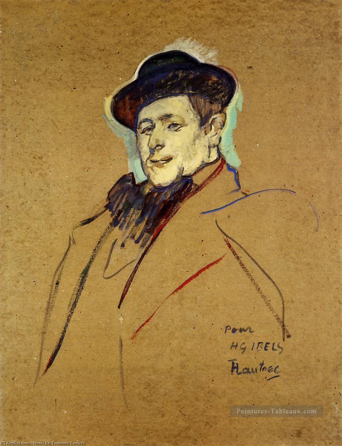WikiOO.org - Encyclopedia of Fine Arts - Malba, Artwork Henri De Toulouse Lautrec - Henri-Gabriel Ibels