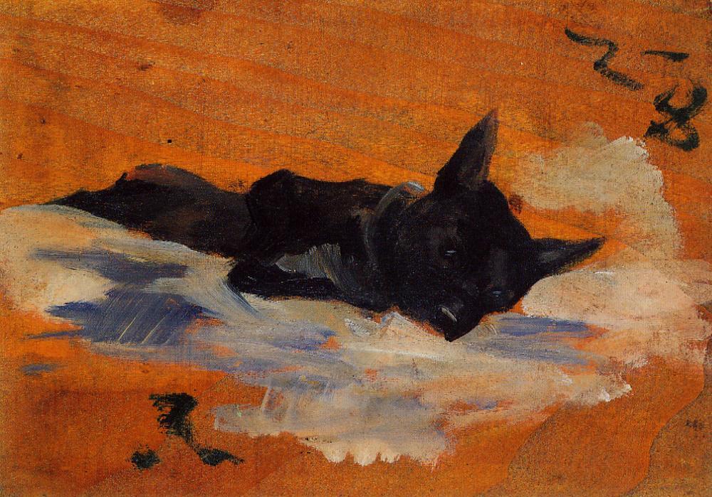 Wikioo.org – L'Encyclopédie des Beaux Arts - Peinture, Oeuvre de Henri De Toulouse Lautrec - petit chien