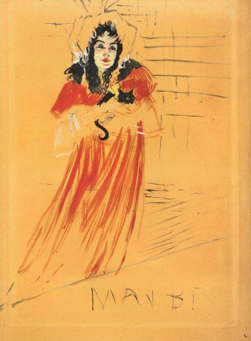 WikiOO.org - Encyclopedia of Fine Arts - Maleri, Artwork Henri De Toulouse Lautrec - Miss May Belfort 1