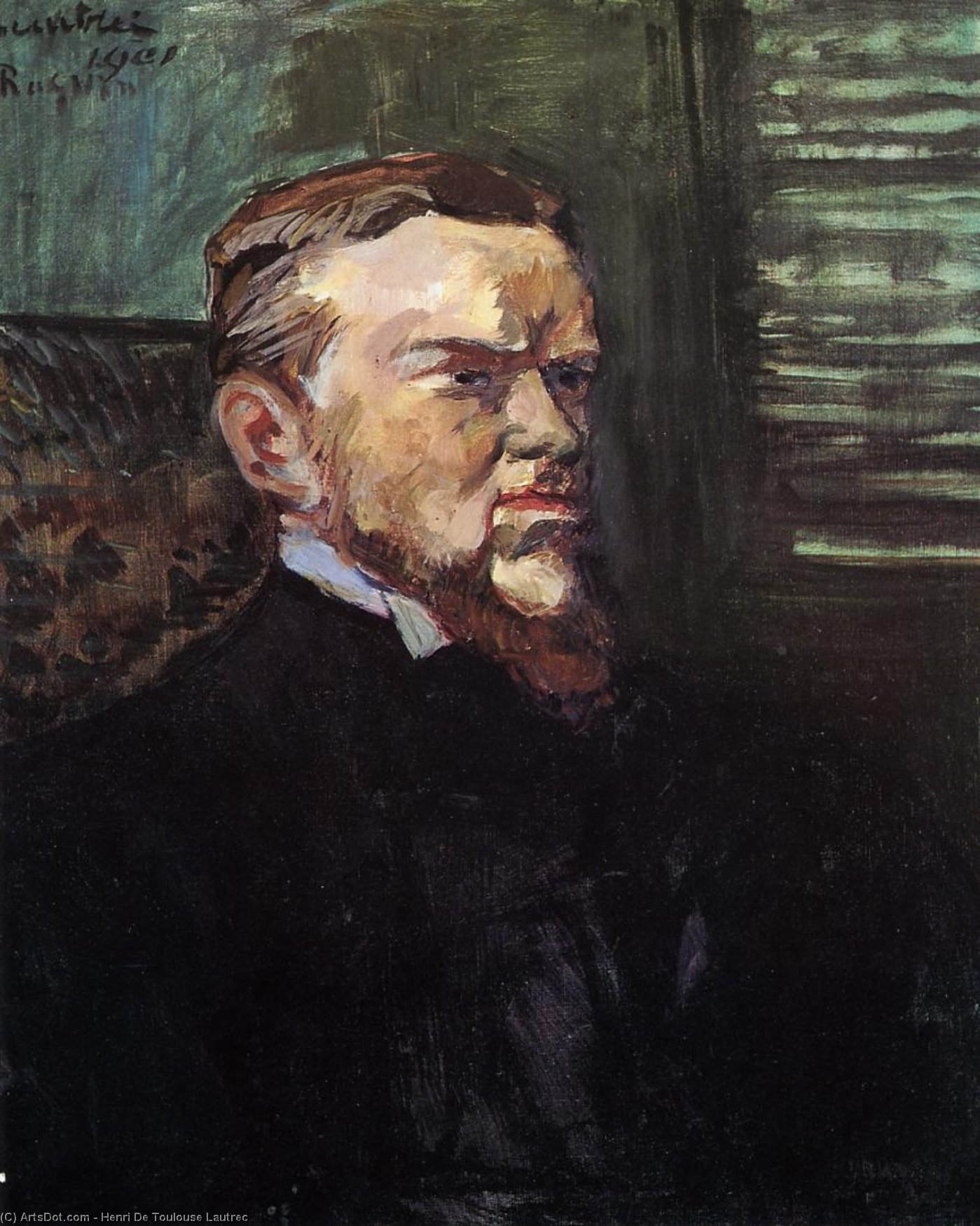 WikiOO.org – 美術百科全書 - 繪畫，作品 Henri De Toulouse Lautrec - 肖像八度Raquin的