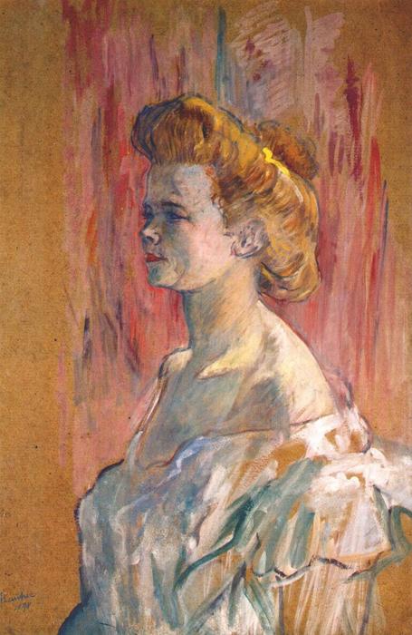 Wikioo.org - The Encyclopedia of Fine Arts - Painting, Artwork by Henri De Toulouse Lautrec - Prostitute the Sphinx