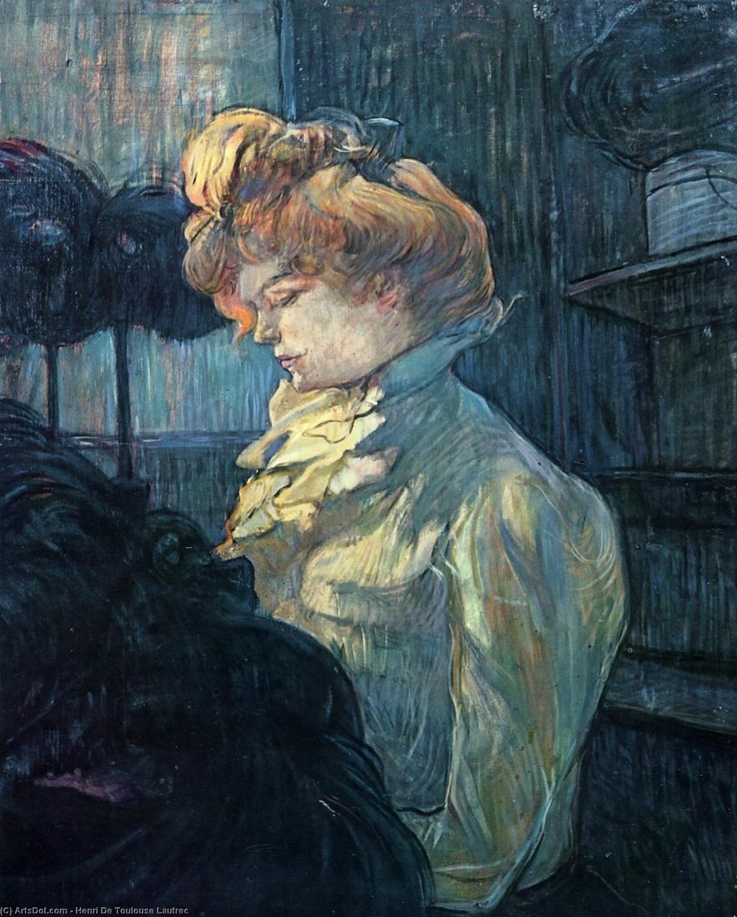 Wikioo.org - Die Enzyklopädie bildender Kunst - Malerei, Kunstwerk von Henri De Toulouse Lautrec - Der Milliner