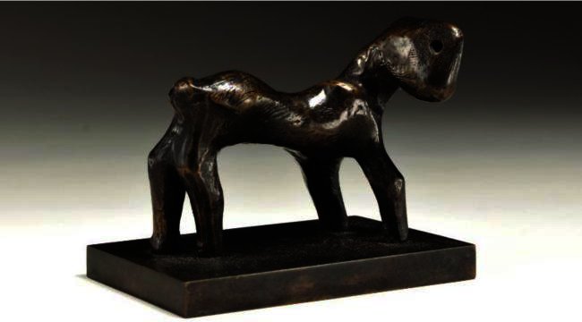 Wikioo.org - The Encyclopedia of Fine Arts - Painting, Artwork by Henry Moore - Animal Turned Head