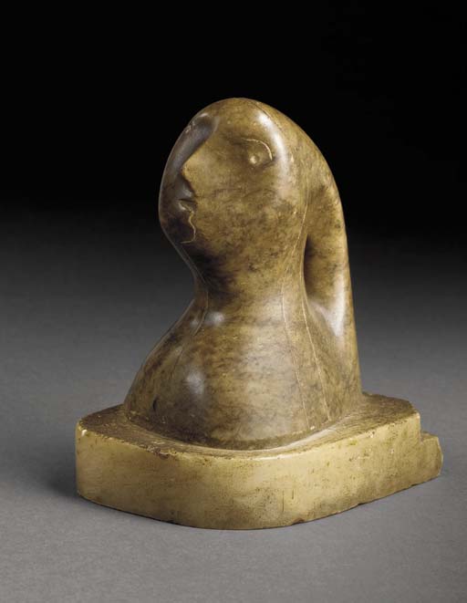 Wikioo.org - สารานุกรมวิจิตรศิลป์ - จิตรกรรม Henry Moore - Head 1