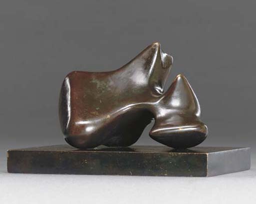 WikiOO.org - Güzel Sanatlar Ansiklopedisi - Resim, Resimler Henry Moore - Maquette for carving; Points
