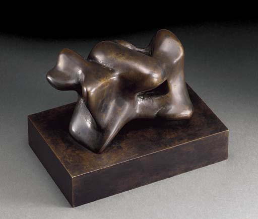 Wikioo.org - The Encyclopedia of Fine Arts - Painting, Artwork by Henry Moore - Maquette for Oblong Composition