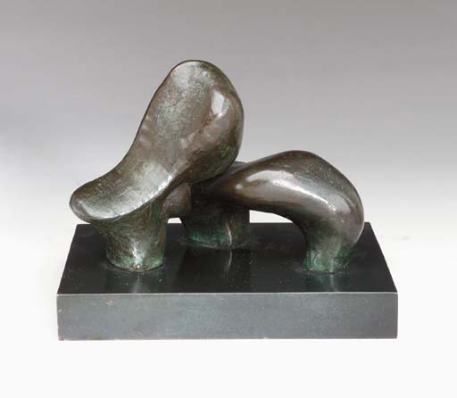 WikiOO.org - Encyclopedia of Fine Arts - Lukisan, Artwork Henry Moore - Maquette for Sheep Piece