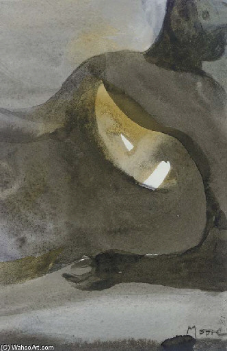 Wikioo.org - The Encyclopedia of Fine Arts - Painting, Artwork by Henry Moore - Reclining Figure 2