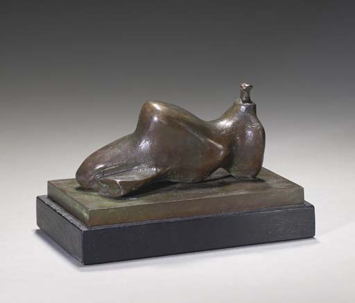 Wikioo.org - The Encyclopedia of Fine Arts - Painting, Artwork by Henry Moore - Reclining Figure; Small Head