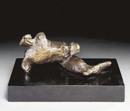Wikioo.org – La Enciclopedia de las Bellas Artes - Pintura, Obras de arte de Henry Moore - reclinando guerrero