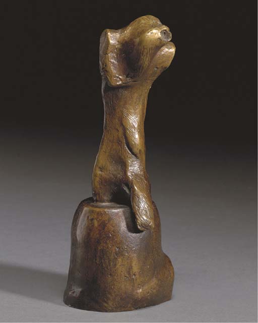 WikiOO.org - Encyclopedia of Fine Arts - Maalaus, taideteos Henry Moore - Seated Figure on Log