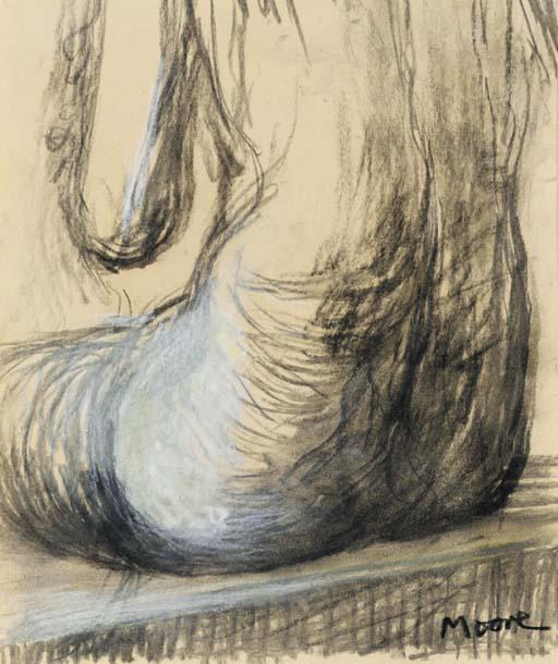 WikiOO.org - Encyclopedia of Fine Arts - Maalaus, taideteos Henry Moore - Seated Woman, Torso
