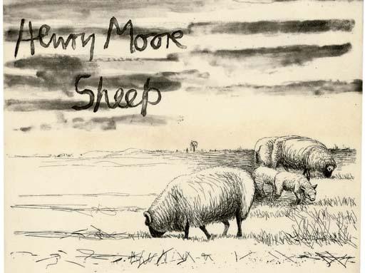 WikiOO.org - Enciclopédia das Belas Artes - Pintura, Arte por Henry Moore - Sheep