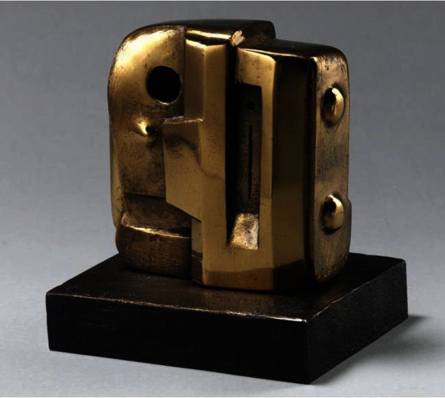 Wikioo.org – La Enciclopedia de las Bellas Artes - Pintura, Obras de arte de Henry Moore - cuadrado forma Cabeza