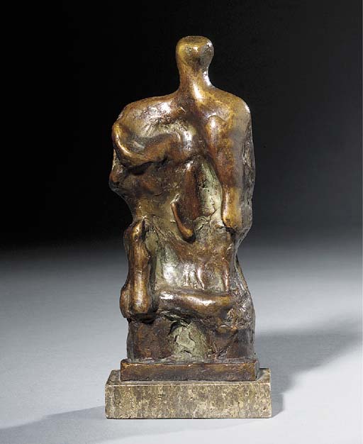 Wikioo.org - สารานุกรมวิจิตรศิลป์ - จิตรกรรม Henry Moore - Standing Figure Relief No. 2