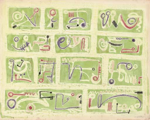 Wikioo.org - สารานุกรมวิจิตรศิลป์ - จิตรกรรม Henry Moore - Textile Design