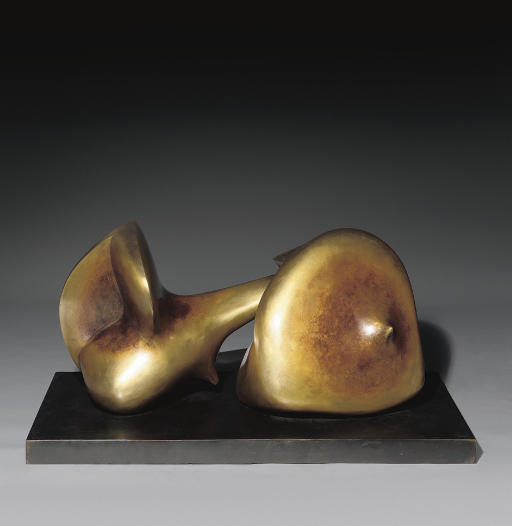 WikiOO.org - Encyclopedia of Fine Arts - Maleri, Artwork Henry Moore - Two Piece Sculpture No. 7; Pipe