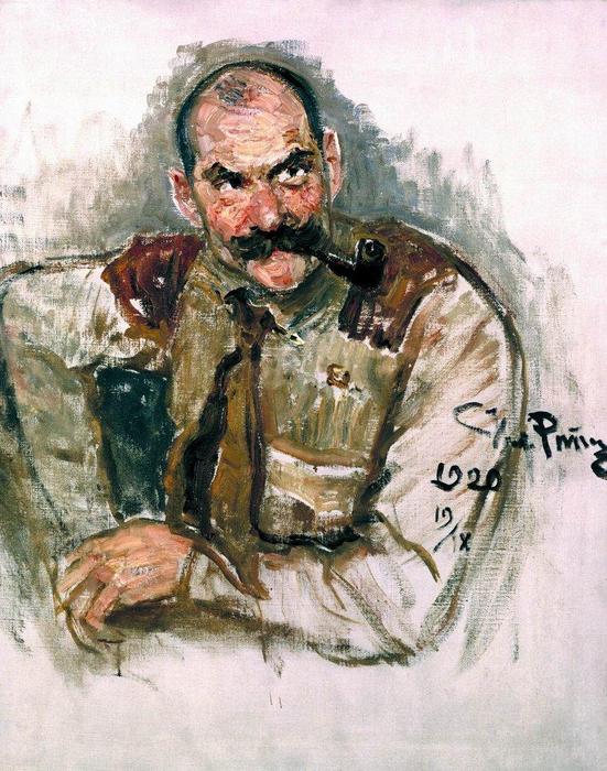 WikiOO.org - Enciklopedija dailės - Tapyba, meno kuriniai Ilya Yefimovich Repin - Portrait of A. Gallen Kallela