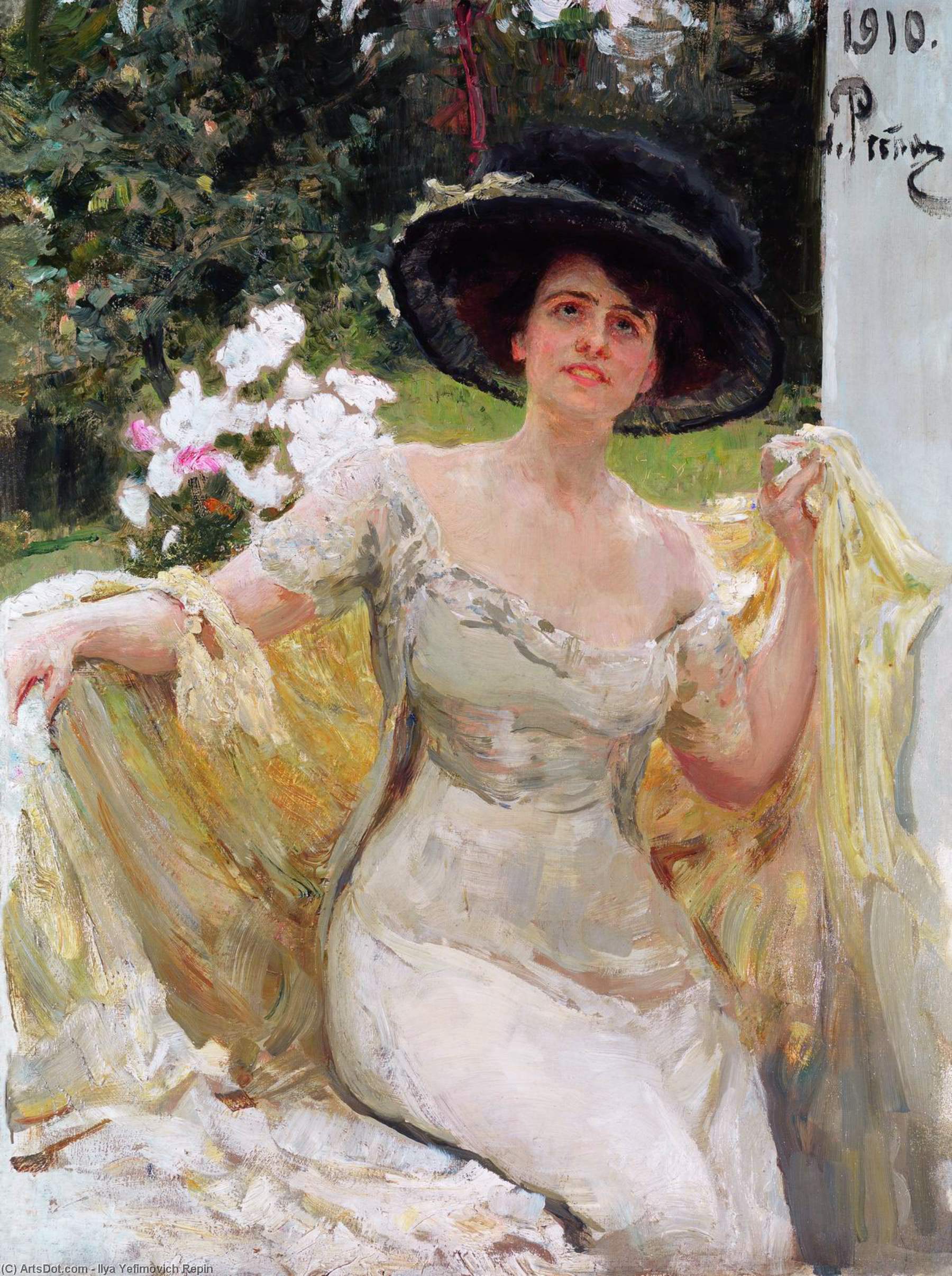 WikiOO.org - Εγκυκλοπαίδεια Καλών Τεχνών - Ζωγραφική, έργα τέχνης Ilya Yefimovich Repin - Portrait of Bella Gorskaya