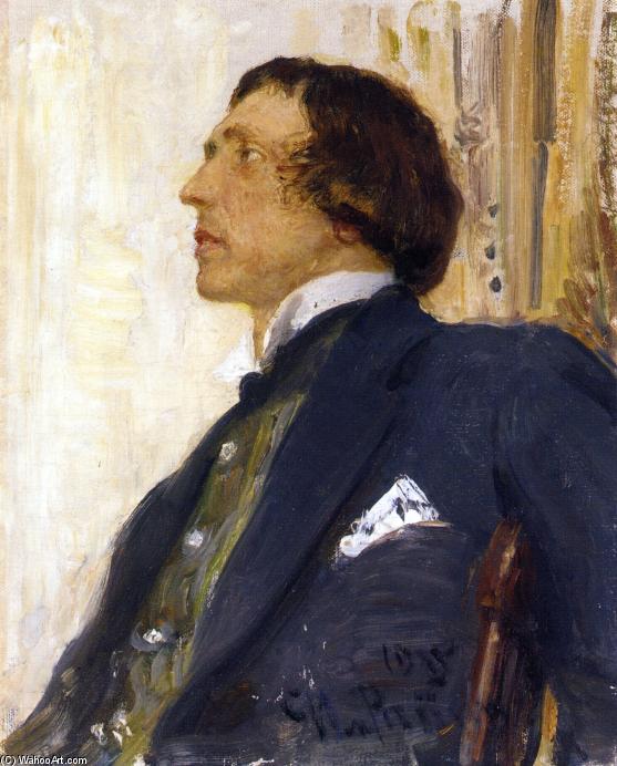 WikiOO.org - Encyclopedia of Fine Arts - Maleri, Artwork Ilya Yefimovich Repin - Portrait of Nikolai Evreinov