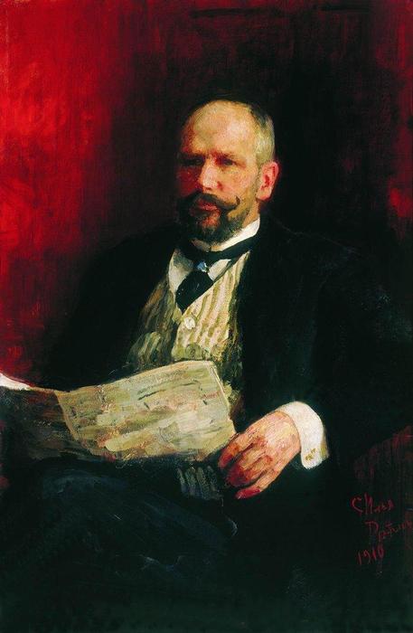 WikiOO.org - 백과 사전 - 회화, 삽화 Ilya Yefimovich Repin - Portrait of P.A. Stolypin