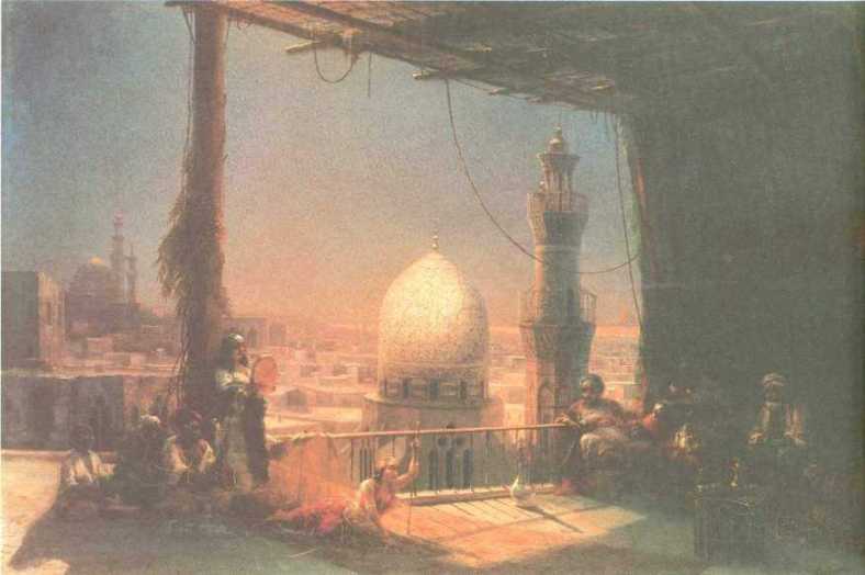 WikiOO.org - Encyclopedia of Fine Arts - Schilderen, Artwork Ivan Aivazovsky - In Cairo