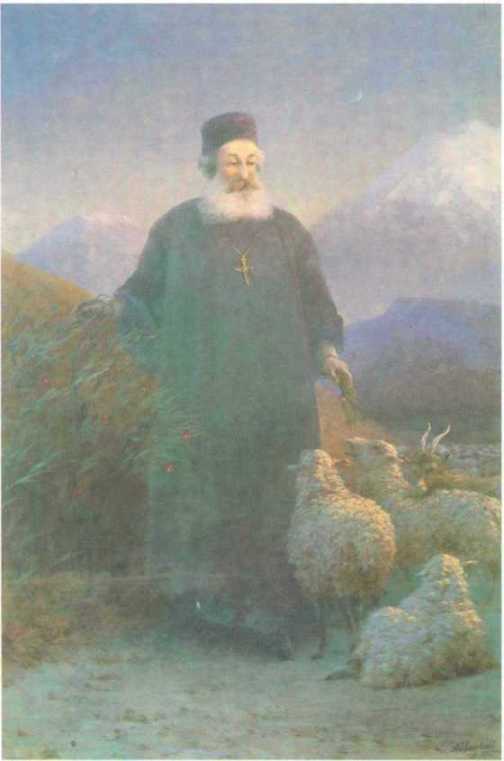 WikiOO.org - Енциклопедия за изящни изкуства - Живопис, Произведения на изкуството Ivan Aivazovsky - Katolikos Hrimyan near Emiadzin