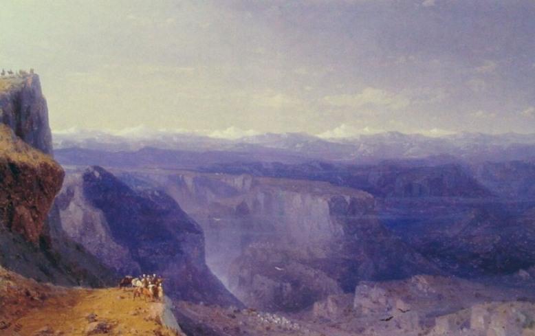 WikiOO.org - אנציקלופדיה לאמנויות יפות - ציור, יצירות אמנות Ivan Aivazovsky - The Caucasus