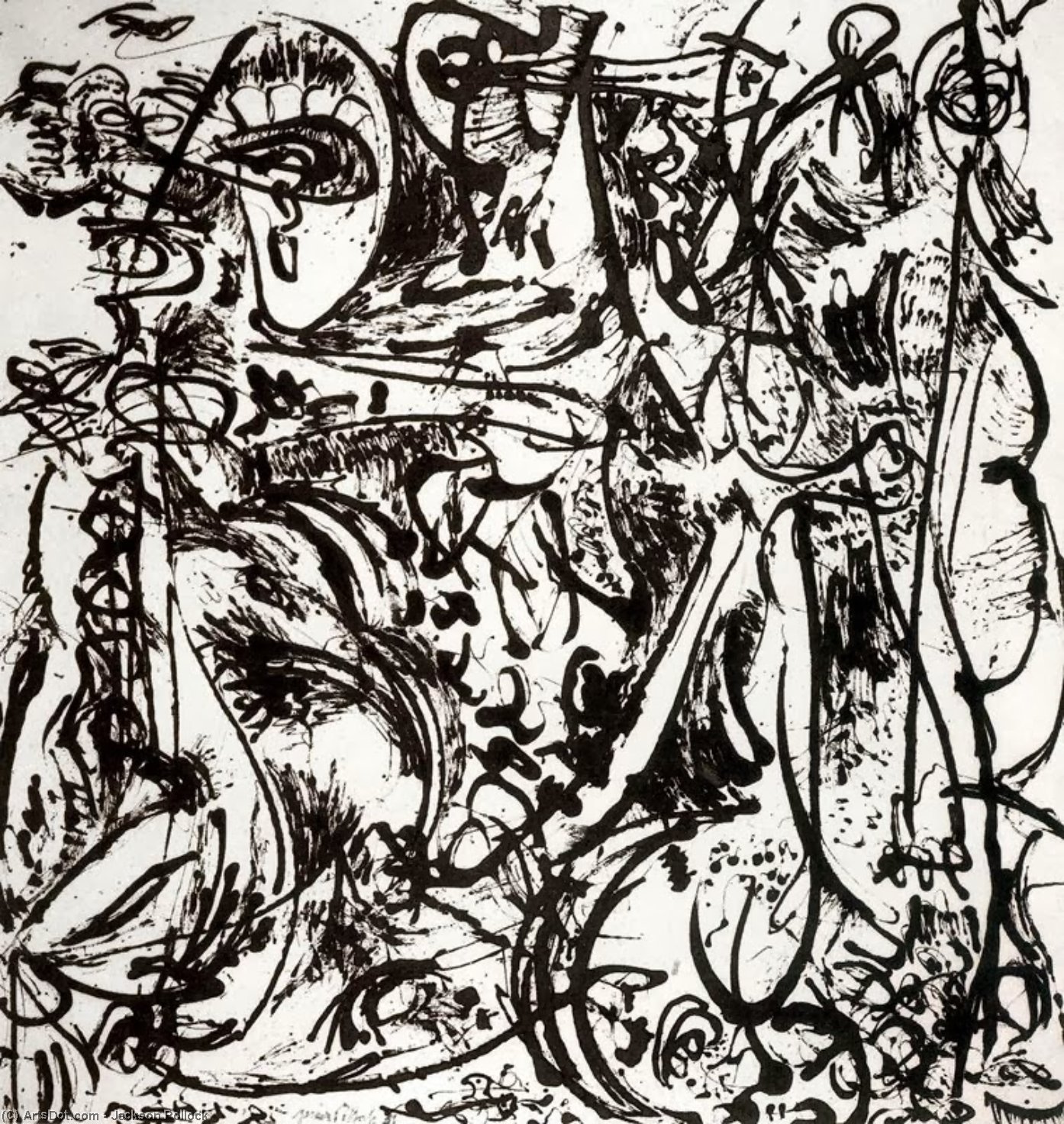 WikiOO.org - دایره المعارف هنرهای زیبا - نقاشی، آثار هنری Jackson Pollock - Echo