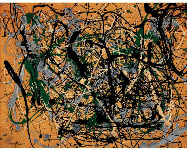 Wikioo.org - The Encyclopedia of Fine Arts - Painting, Artwork by Jackson Pollock - Number 17