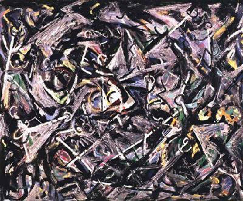 Wikioo.org - The Encyclopedia of Fine Arts - Painting, Artwork by Jackson Pollock - Portrait of H.M