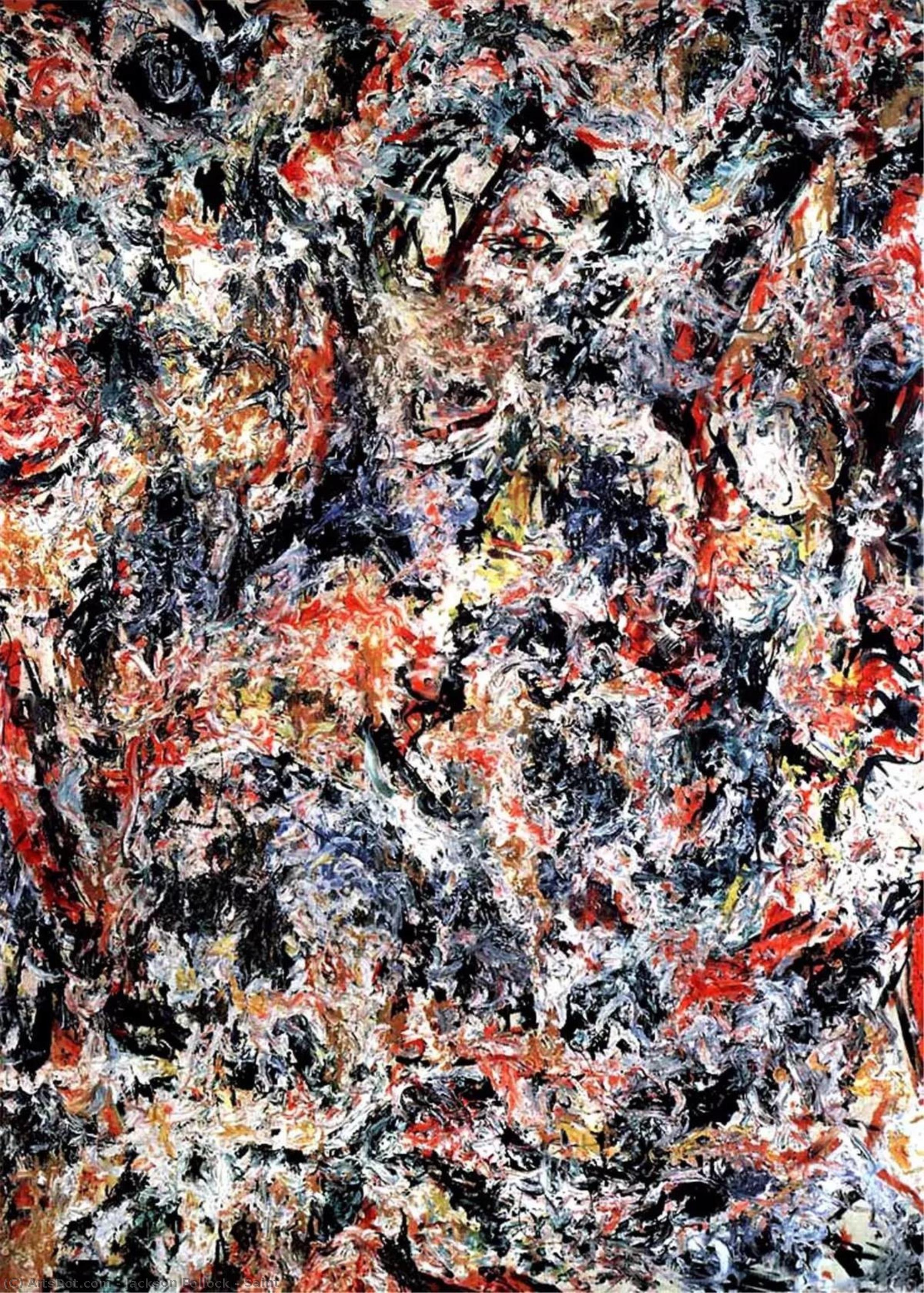 WikiOO.org - Encyclopedia of Fine Arts - Festés, Grafika Jackson Pollock - Saint
