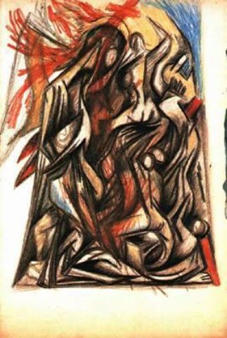 WikiOO.org - Encyclopedia of Fine Arts - Maalaus, taideteos Jackson Pollock - Untitled