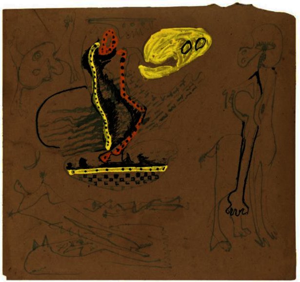 WikiOO.org - Encyclopedia of Fine Arts - Festés, Grafika Jackson Pollock - Untitled 30