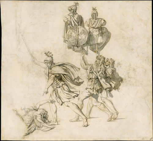 Wikioo.org – L'Enciclopedia delle Belle Arti - Pittura, Opere di Jacques Louis David - La morte di Camilla