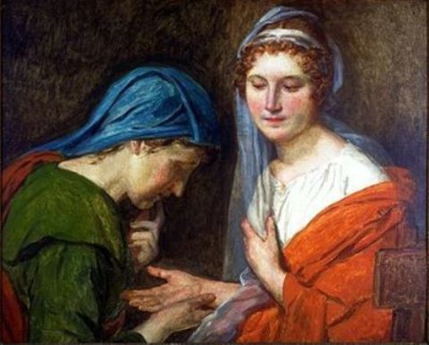 WikiOO.org - אנציקלופדיה לאמנויות יפות - ציור, יצירות אמנות Jacques Louis David - The Fortune Teller (La Bonne Aventure)