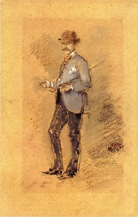 WikiOO.org - Encyclopedia of Fine Arts - Målning, konstverk James Abbott Mcneill Whistler - Harper Pennington
