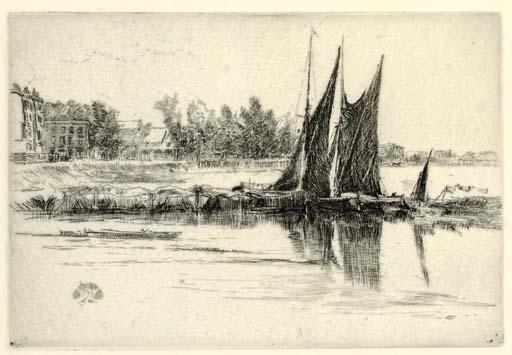 WikiOO.org - دایره المعارف هنرهای زیبا - نقاشی، آثار هنری James Abbott Mcneill Whistler - Hurlingham