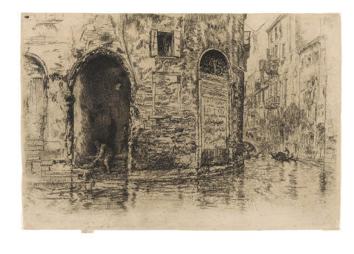 WikiOO.org - Encyclopedia of Fine Arts - Maleri, Artwork James Abbott Mcneill Whistler - The Two Doorways