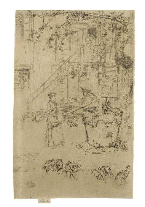 WikiOO.org - Encyclopedia of Fine Arts - Lukisan, Artwork James Abbott Mcneill Whistler - Turkeys